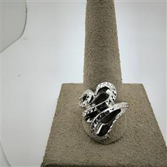 Unisex Silver Ring 925 Silver 5.5g Size:8